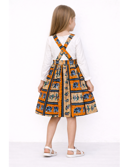Robe Africaine Enfant en Wax