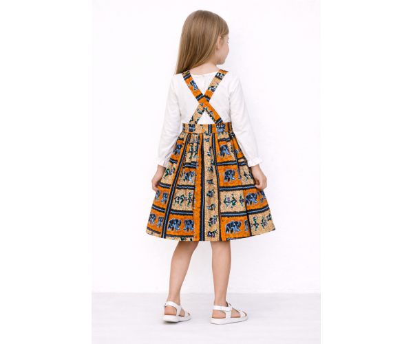 Robe Africaine Fillette en Wax