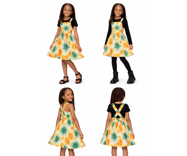 Robe en Wax Tissu Africain