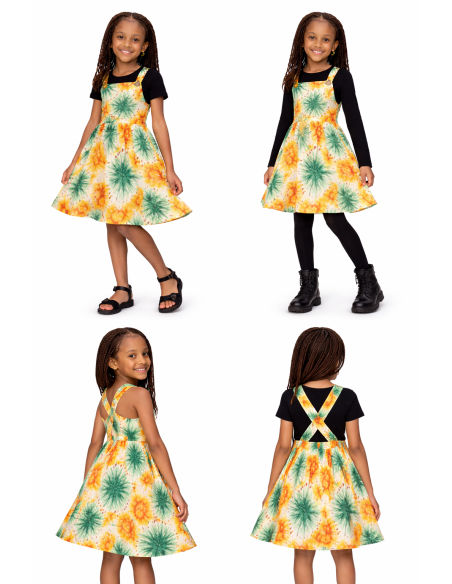 Robe en Wax Tissu Africain