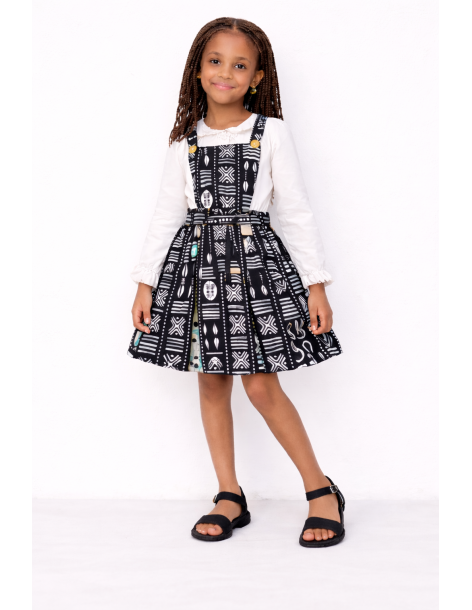 Robe en Bogolan Tissu Africain