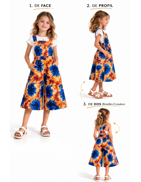 Combinaison en Tissu Africain Wax