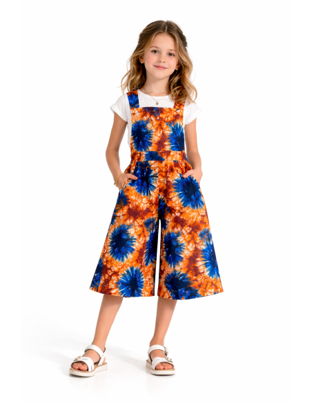 Combinaison en Wax Petite Fille