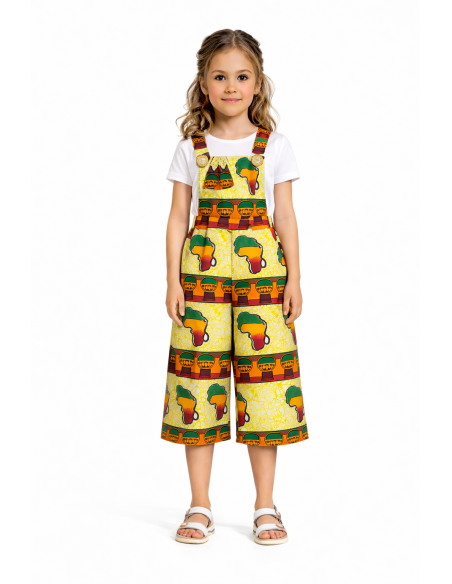 Combinaison en Tissu Africain Wax