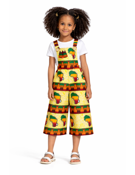 Combinaison Africaine Enfant en Wax