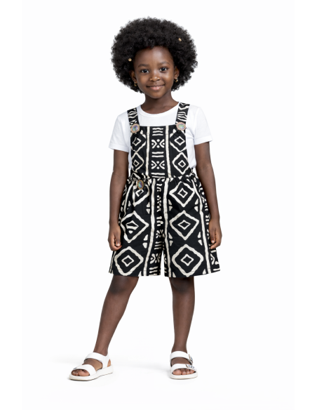 Combinaison en Tissu Africain Bogolan