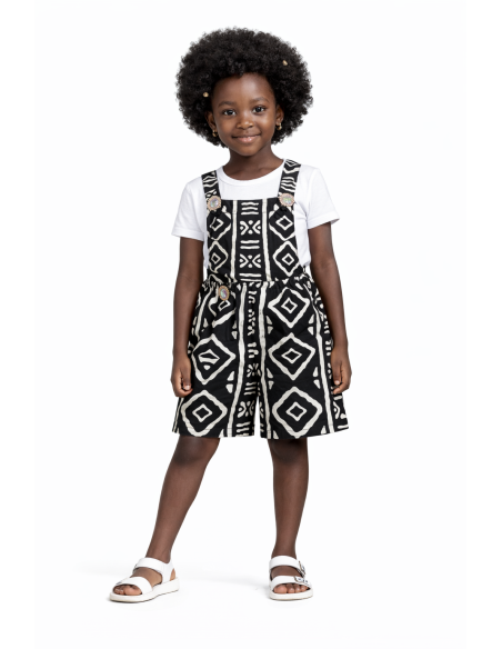 Combinaison Africaine Enfant en Bogolan