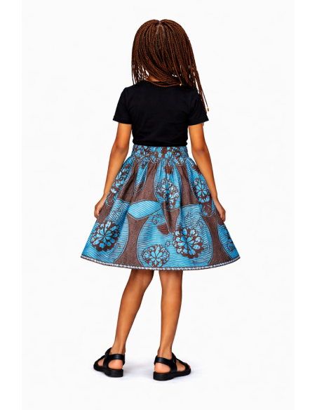 Jupe wax enfant motif