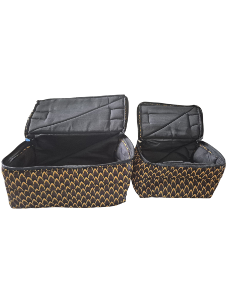 Trousse de toilette en wax
