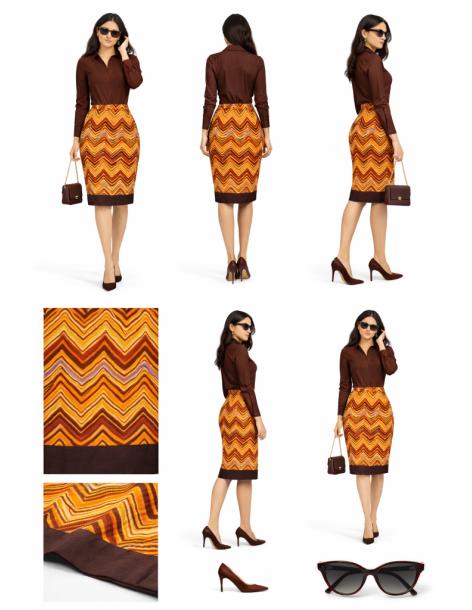 Jupe wax africaine 2