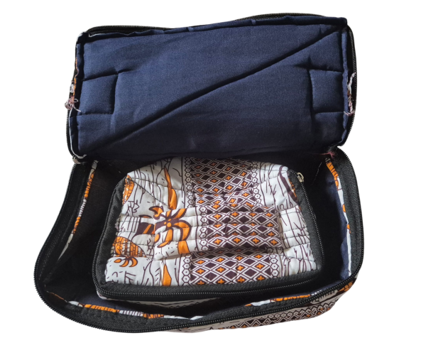 Trousse de toilette en wax