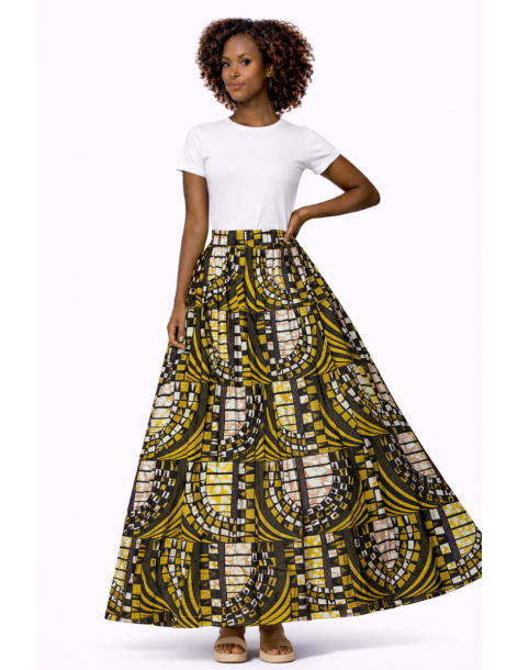 Jupe africaine wax 2