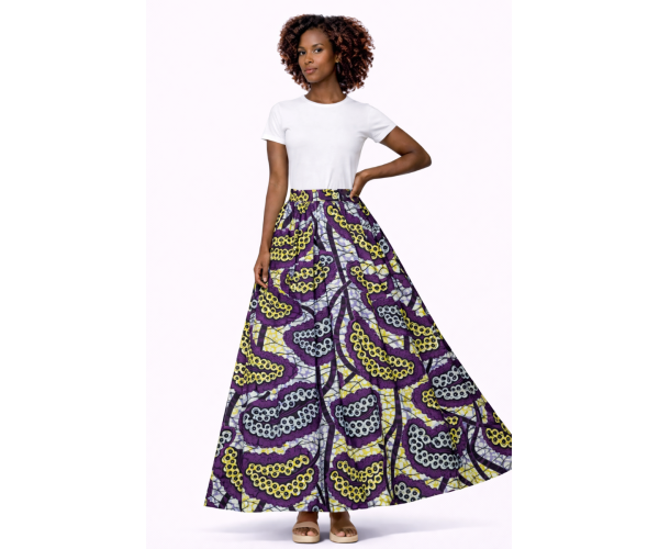 Jupe wax africaine