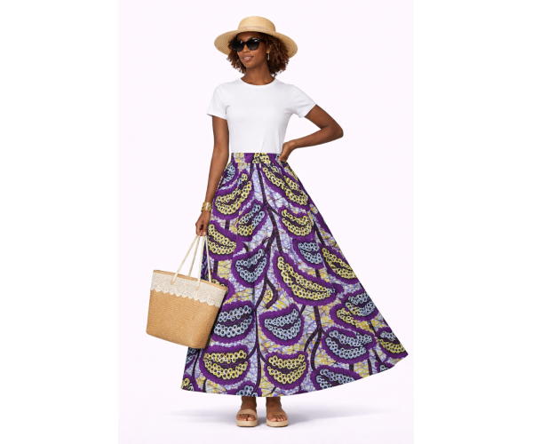 Jupe africaine wax