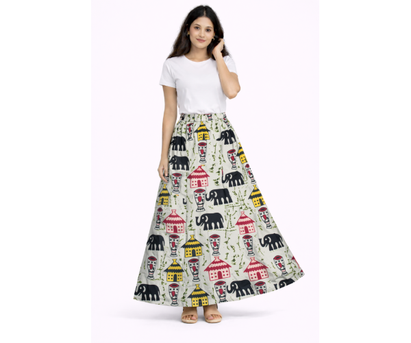 Jupe africaine ovale