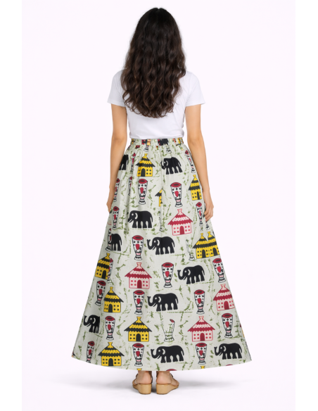 Jupe africaine ovale