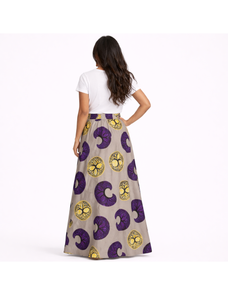 Jupe en tissu africain