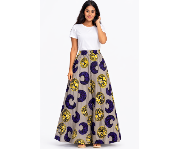 Jupe en motif africain