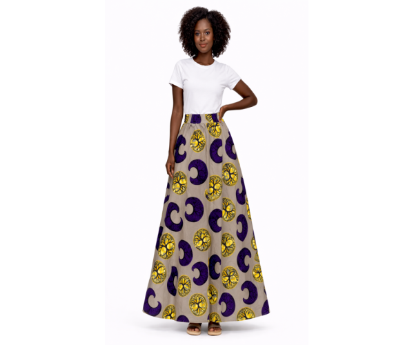Jupe wax  pagne africain
