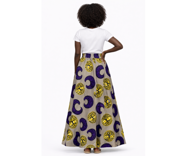 Jupe wax  pagne africain