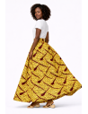Jupe en tissu africaine
