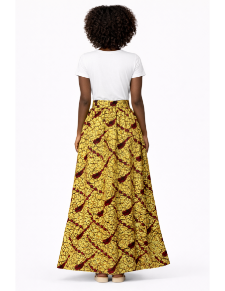 Jupe en motif africaine