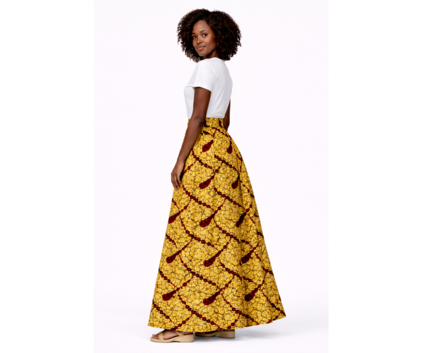 Jupe en motif africaine