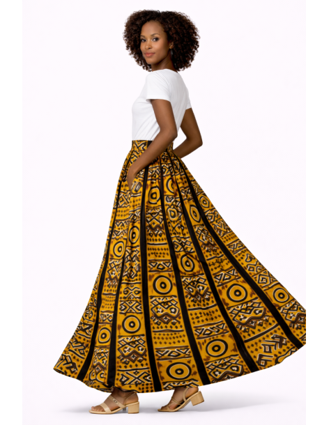 Jupe  bogolan pas cher