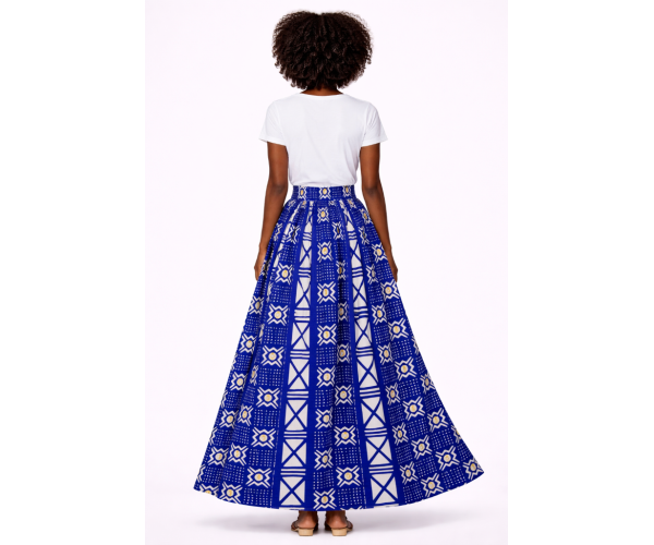 Jupe bogolan motif africain