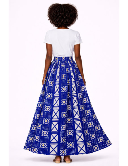 Jupe bogolan motif africain
