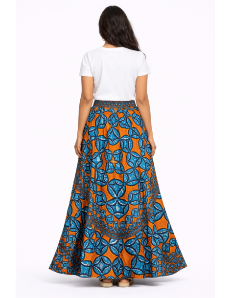 Jupe wax imprmé africain 2