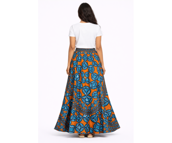 Jupe wax pagne africain