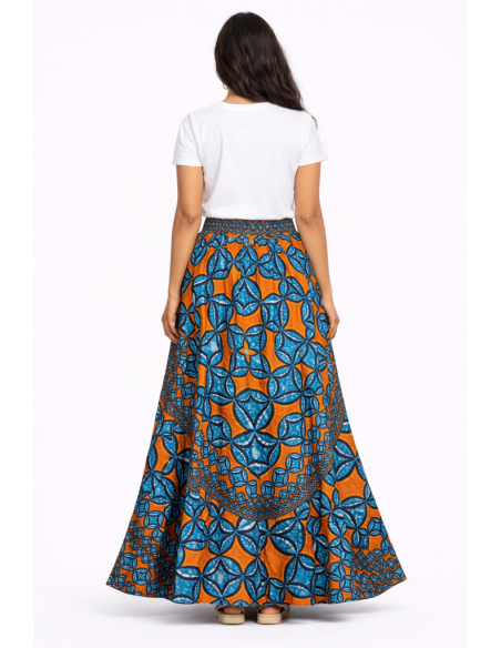 Jupe wax pagne africain