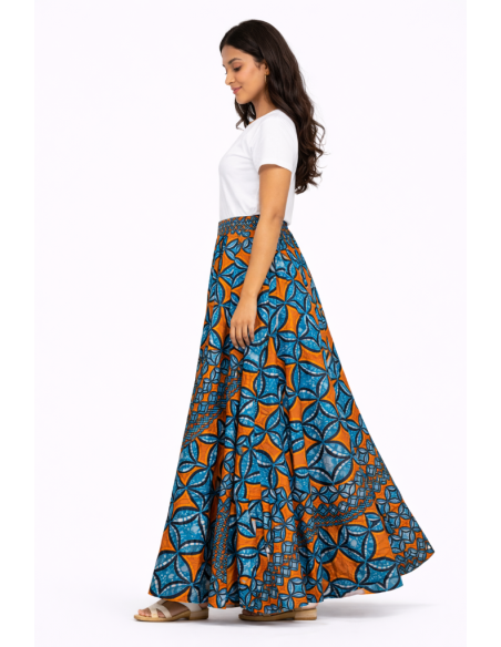 Jupe wax pagne africain