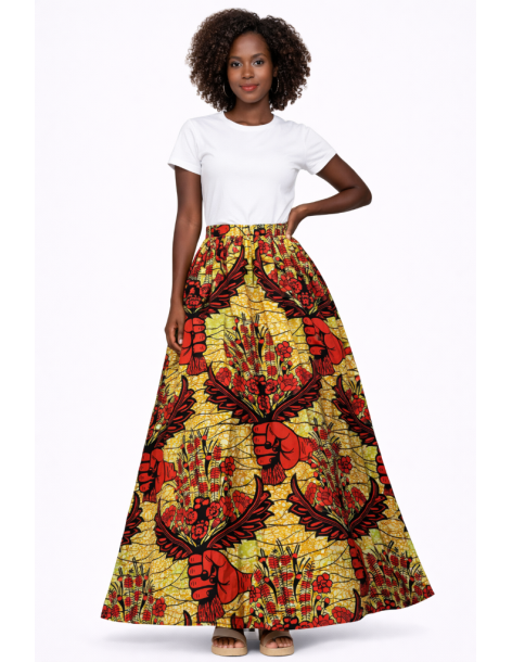 Jupe wax mode africaine