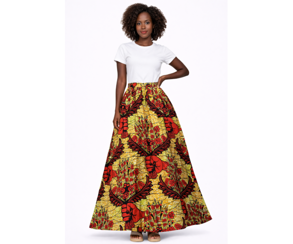 Jupe wax mode africaine