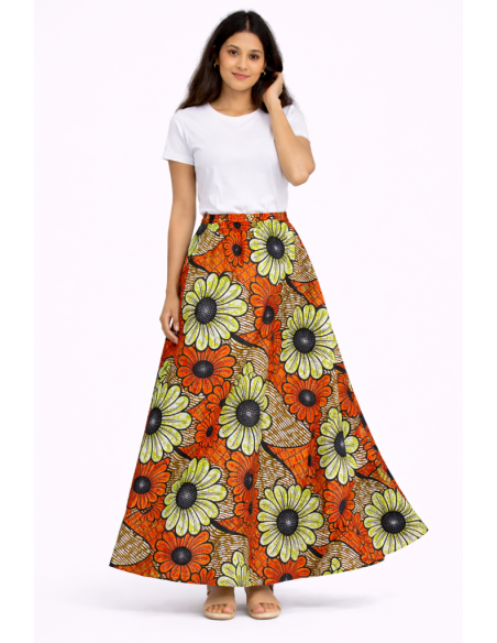 Jupe wax mode africaine