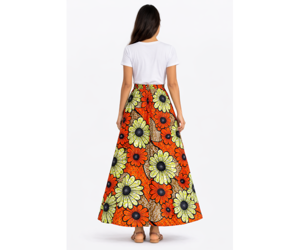 Jupe wax vetement africain