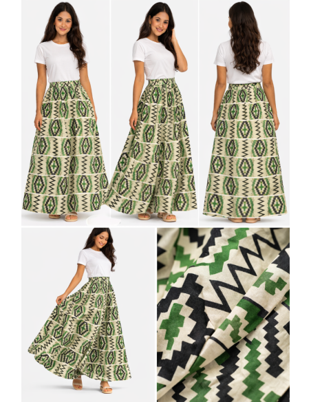 Jupe bogolan mode africaine