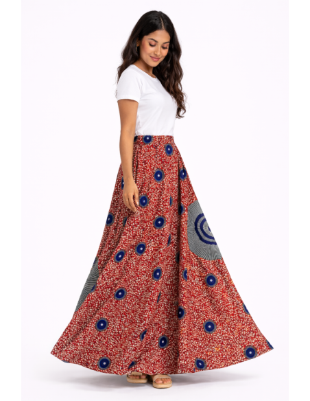 Jupe wax grande taille