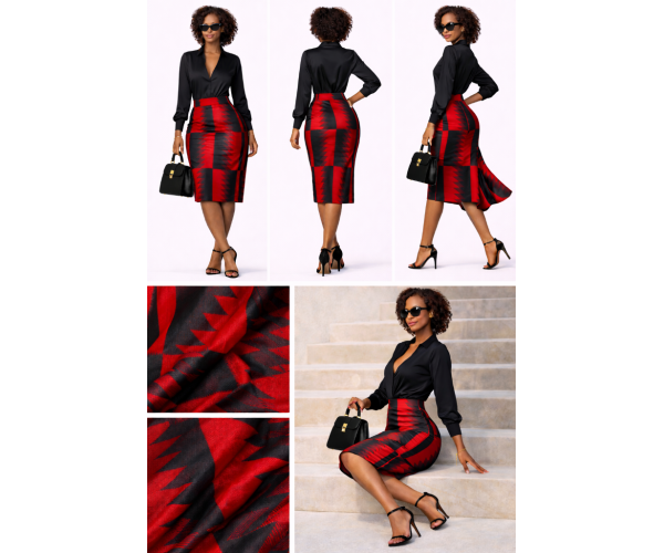 Jupe wax crayon chic