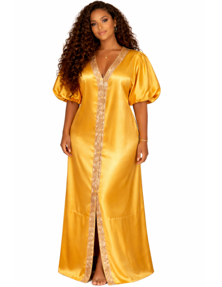 Kaftan satin et brocart