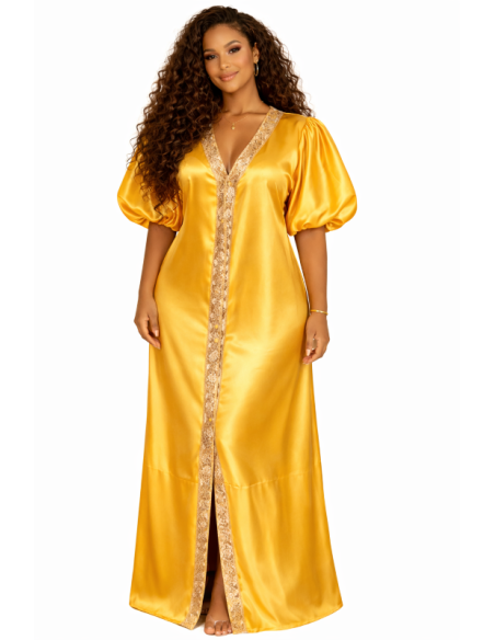 Kaftan satin et brocart