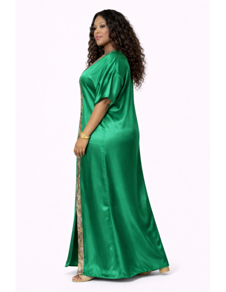 Kaftan satin et brocart