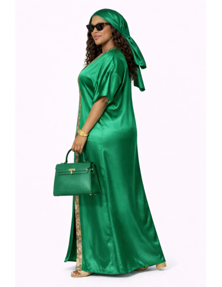 Kaftan satin et brocart