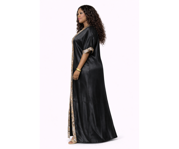 Kaftan satin et brocart