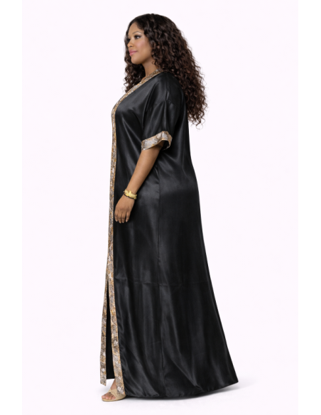 Kaftan satin et brocart