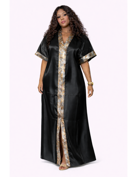 Kaftan satin et brocart