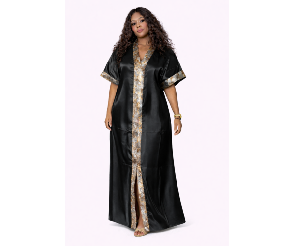 Kaftan satin et brocart