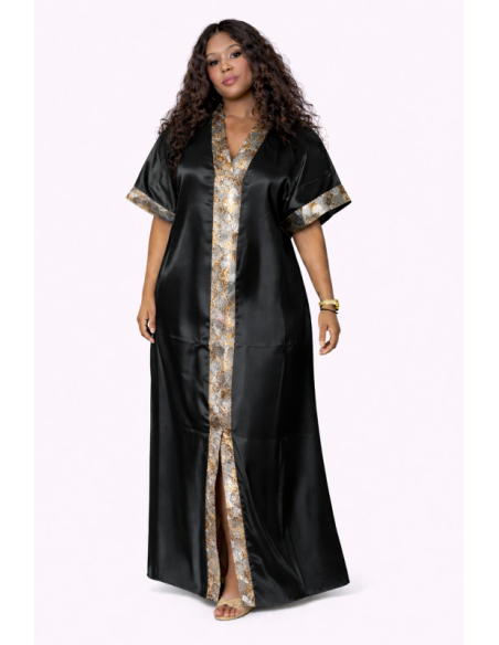 Kaftan satin et brocart